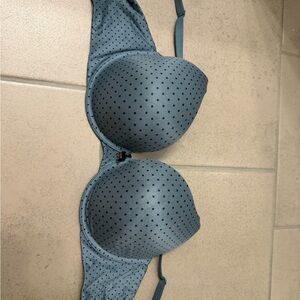 Victora Secret Blue Polka Dot Bra